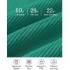imageZESICA Womens Turtleneck Long Sleeve Shirts Spring Basic Tops Slim Fitted Ribbed Knit SweaterGreen