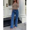 imageZESICA Long Sleeve Shirts for Women Off Shoulder Ribbed Knit Slim Fit Going Out Tops Outfits 2025 Trendy Fashion ClothesOatmeal