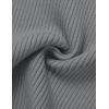 imageZESICA Womens Short Sleeve Sweater Tops 2025 Summer Crewneck T Shirt Ribbed Knit Slim Fit Basic Solid Color TeeDarkgrey