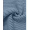 imageZESICA Womens Short Sleeve Sweater Tops 2025 Summer Crewneck T Shirt Ribbed Knit Slim Fit Basic Solid Color TeeDustyblue