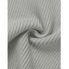 imageZESICA Womens Short Sleeve Sweater Tops 2025 Summer Crewneck T Shirt Ribbed Knit Slim Fit Basic Solid Color TeeGrey