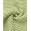 imageZESICA Womens Short Sleeve Sweater Tops 2025 Summer Crewneck T Shirt Ribbed Knit Slim Fit Basic Solid Color TeeMossgreen