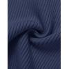 imageZESICA Womens Short Sleeve Sweater Tops 2025 Summer Crewneck T Shirt Ribbed Knit Slim Fit Basic Solid Color TeeNavy