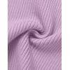 imageZESICA Womens Short Sleeve Sweater Tops 2025 Summer Crewneck T Shirt Ribbed Knit Slim Fit Basic Solid Color TeePurple