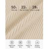 imageZESICA Womens Short Sleeve V Neck T Shirts 2025 Summer Ribbed Knit Slim Fitted Basic Solid Color Tee TopsBeige