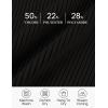 imageZESICA Womens Short Sleeve V Neck T Shirts 2025 Summer Ribbed Knit Slim Fitted Basic Solid Color Tee TopsBlack