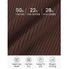 imageZESICA Womens Short Sleeve V Neck T Shirts 2025 Summer Ribbed Knit Slim Fitted Basic Solid Color Tee TopsCoffee