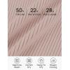 imageZESICA Womens Short Sleeve V Neck T Shirts 2025 Summer Ribbed Knit Slim Fitted Basic Solid Color Tee TopsDustypink