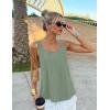 imageZESICA Womens Summer Eyelet Tank Tops Loose Trendy Scoop Neck Sleeveless Flowy Beach Vacation ShirtsSage