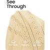 imageZESICA Womens Summer Eyelet Tank Tops Loose Trendy Scoop Neck Sleeveless Flowy Beach Vacation ShirtsYellow