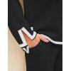 imageZESICA Womens 2 Piece Outfits Set Casual Long Sleeve Knit Pullover Top and Wide Leg Pants Sweatsuit Lounge SetsCarbon