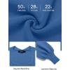 imageZESICA Womens 2025 Square Neck Ribbed Knit Dress Puff Long Sleeve Slim Fit Bodycon Fall Winter Pullover Sweater DressRoyalblue
