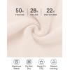 imageZESICA Womens Fall Turtleneck Sweater Dress Oversized Long Lantern Sleeve Casual Knit Pullover Mini DressesApricot