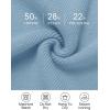imageZESICA Womens Fall Turtleneck Sweater Dress Oversized Long Lantern Sleeve Casual Knit Pullover Mini DressesLightblue
