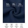 imageZESICA Womens Fall Turtleneck Sweater Dress Oversized Long Lantern Sleeve Casual Knit Pullover Mini DressesNavy