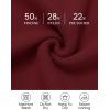 imageZESICA Womens Fall Turtleneck Sweater Dress Oversized Long Lantern Sleeve Casual Knit Pullover Mini DressesWine