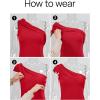 imageZESICA Womens One Shoulder Tank Tops 2025 Summer Sleeveless Going Out T Shirts Knit Slim Fit Fashion Tee TopRed