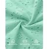 imageZESICA Womens Summer Short Puff Sleeve Shirts 2025 V Neck Casual Hollow Out Lace Embroidered Blouse TopsLight Green