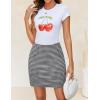 imageZESICA Plaid Mini Skirt for Women 2025 Fall Winter High Waist A Line Bodycon Pencil Skirts TrendyBlack
