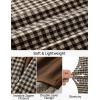 imageZESICA Plaid Mini Skirt for Women 2025 Fall Winter High Waist A Line Bodycon Pencil Skirts TrendyMocha