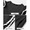 imageZESICA Womens 2025 Summer Casual Midi Dresses V Neck Flutter Short Sleeve Ruffle Tiered A Line Flowy Beach Long DressBlack