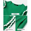 imageZESICA Womens 2025 Summer Casual Midi Dresses V Neck Flutter Short Sleeve Ruffle Tiered A Line Flowy Beach Long DressGreen