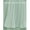 imageZESICA Womens 2025 Summer Sleeveless Mini Dress Boho One Shoulder Ruffle Tiered Layered Flowy A Line DressesLight Green