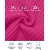 imageZESICA Womens Long Sleeve Crewneck Shirts Fall Ribbed Knit Sweater Slim Fitted Casual Basic Tee TopsRose