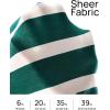 imageZESICA Womens Long Sleeve Lightweight Striped Tops Fall Crewneck Ribbed Knit Loose Shirts 2025 Trendy ClothesGreen