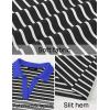 imageZESICA Womens Striped Long Sleeve Tops Oversized Sweatshirt V Neck Loose Fit Tunic Tops Spring Casual BlousesBlack