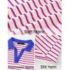 imageZESICA Womens Striped Long Sleeve Tops Oversized Sweatshirt V Neck Loose Fit Tunic Tops Spring Casual BlousesRose