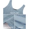 imageZESICA Womens Summer Sleeveless Dress Casual Backless Loose Flowy Tiered Sundress Beach Cover up Tank DressesDusty Blue