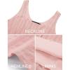 imageZESICA Womens Summer Sleeveless Dress Casual Backless Loose Flowy Tiered Sundress Beach Cover up Tank DressesPink