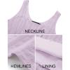 imageZESICA Womens Summer Sleeveless Dress Casual Backless Loose Flowy Tiered Sundress Beach Cover up Tank DressesPurple