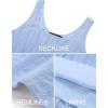 imageZESICA Womens Summer Sleeveless Dress Casual Backless Loose Flowy Tiered Sundress Beach Cover up Tank DressesSky