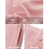 imageZESICA Womens Summer Sleeveless Ruffle Dresses Square Neck Backless Boho Flowy Maxi Sundress with PocketsLight Pink