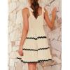 imageZESICA Womens Summer Swing Mini Dress Casual Spaghetti Straps Sleeveless Smocked Backless Flowy A Line SundressApricot