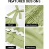 imageZESICA Womens Summer Swing Mini Dress Casual Spaghetti Straps Sleeveless Smocked Backless Flowy A Line SundressGreen