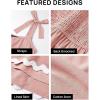 imageZESICA Womens Summer Swing Mini Dress Casual Spaghetti Straps Sleeveless Smocked Backless Flowy A Line SundressPink
