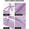 imageZESICA Womens Summer Swing Mini Dress Casual Spaghetti Straps Sleeveless Smocked Backless Flowy A Line SundressPurple
