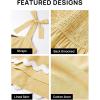 imageZESICA Womens Summer Swing Mini Dress Casual Spaghetti Straps Sleeveless Smocked Backless Flowy A Line SundressYellow