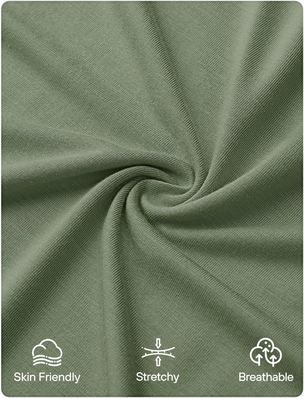 imageZESICA Womens 2025 Summer Sleeveless Square Neck Sundress Casual Long Flowy A Line Knit Dress Beach Vacation Maxi DressesGreen