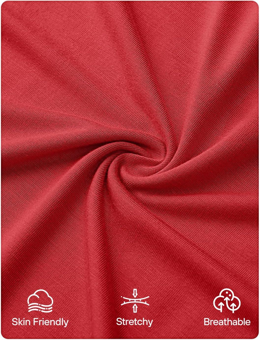 imageZESICA Womens 2025 Summer Sleeveless Square Neck Sundress Casual Long Flowy A Line Knit Dress Beach Vacation Maxi DressesRed