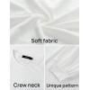 imageZESICA Long Sleeve Eyelet Tops for Womens Crew Neck Fall Shirts Casual Loose Blouses 2025 Trendy ClothesWhite