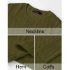 imageZESICA Long Sleeve Shirts for Women Tops 2025 Fall Fashion Trendy Slim fit Textured TshirtsArmygreen