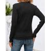 imageZESICA Long Sleeve Shirts for Women Tops 2025 Fall Fashion Trendy Slim fit Textured TshirtsBlack
