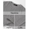 imageZESICA Long Sleeve Shirts for Women Tops 2025 Fall Fashion Trendy Slim fit Textured TshirtsGray