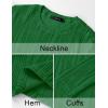 imageZESICA Long Sleeve Shirts for Women Tops 2025 Fall Fashion Trendy Slim fit Textured TshirtsGreen