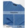 imageZESICA Long Sleeve Shirts for Women Tops 2025 Fall Fashion Trendy Slim fit Textured TshirtsSkyblue