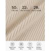 imageZESICA Sweaters for Women 2025 Fall Long Sleeve V Neck Ribbed Knit Pullover Tops Casual Slim Fit Basic Tee ShirtsSand